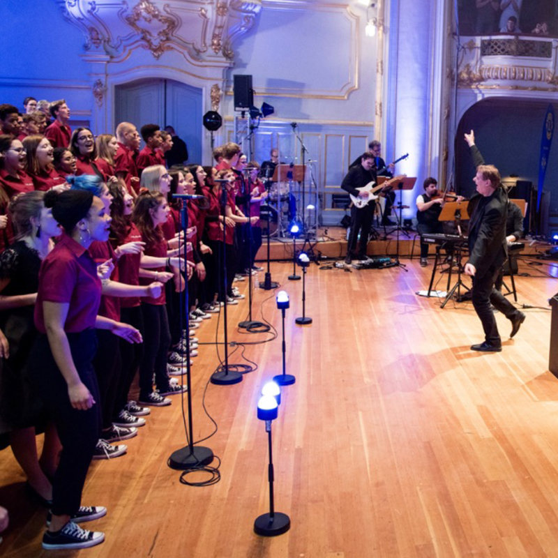 Ein Auftritt des Gospeltrain-Chores in der Laeiszhalle